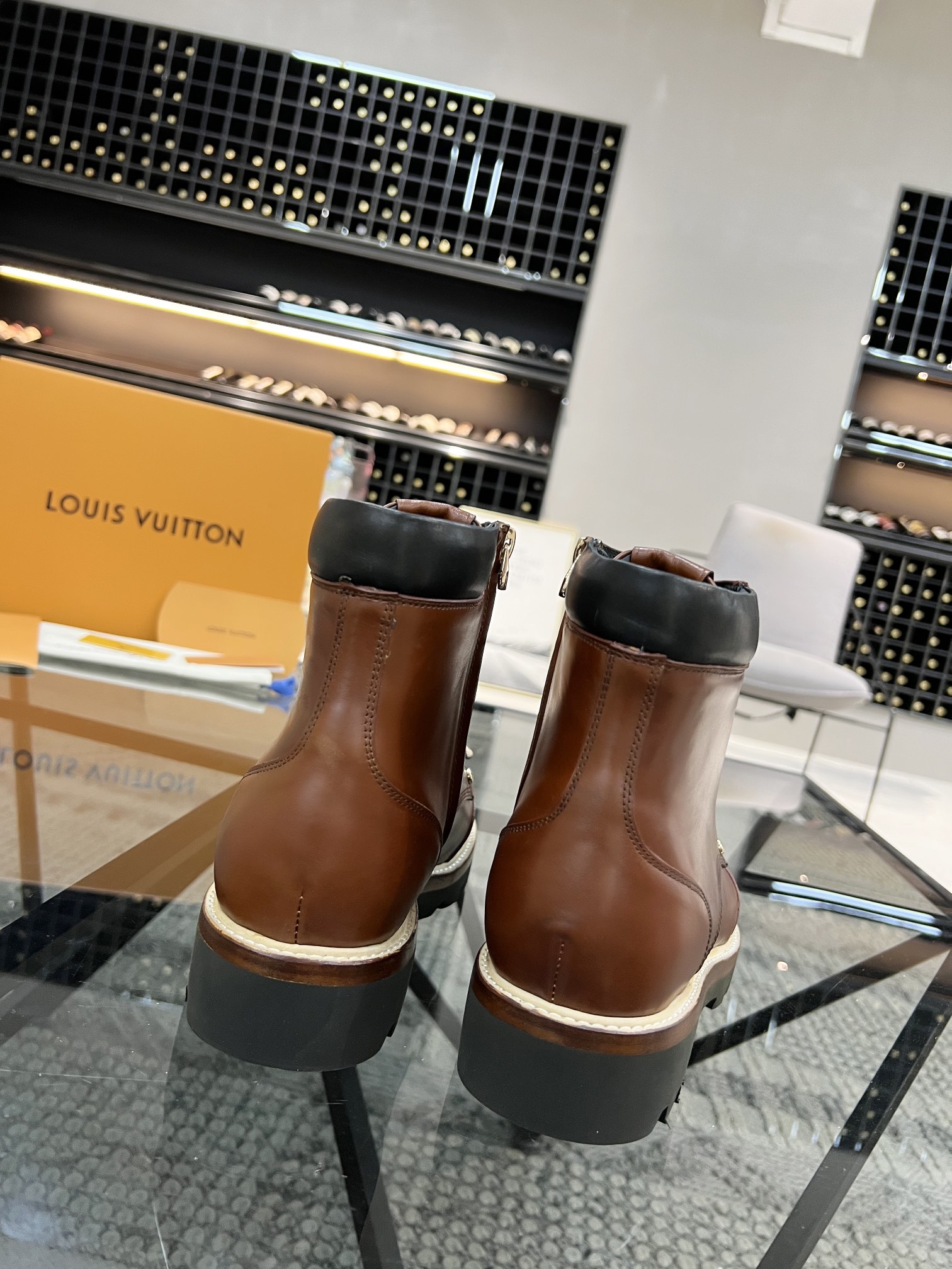 Louis Vuitton Men's Oberkampf Ankle Boots